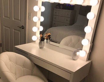 XL Vanity mirror with dimmer.