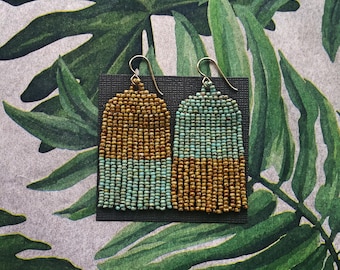 Wanderlust...Beaded Fringe Earrings