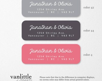 personalized return address labels custom self adhesive
