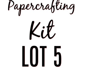 Papercrafting Kit Lot 5