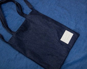 Tote Bag, Laptop Bag, Tote, Shoulder Bag, Blue, Denim Bag