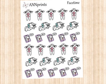 Facetime planner stickers erin condren happy planner