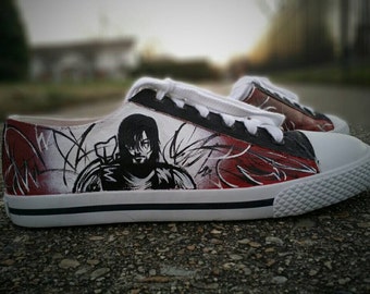 The Walking Dead Daryl Dixon Hand Painted Lace Up Shoes