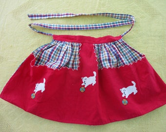 Childs apron from 1950's