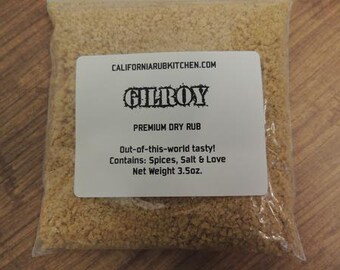 Gilroy Garlic Mustard BBQ Barbecue Dry Rub In Bag