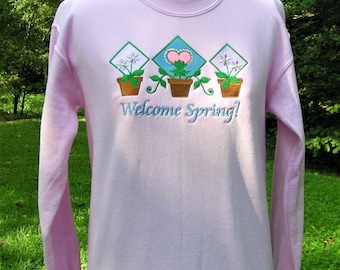 Welcome Spring! - Ladies' Spring Sweatshirt
