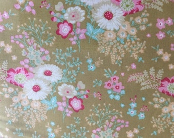 Tilda Memory Lane in Olive quilting Patchwork craft fabric ~ fq