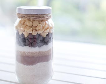 20 x 500ml large round glass jars - White / black / gold / silver metal lids - 14.7cm tall