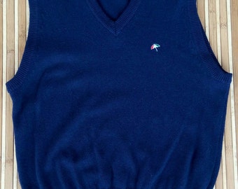Vtg ARNOLD PALMER Golf Knit Vest