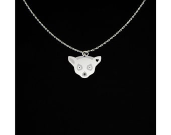 Lemur Necklace - Lemur Jewelry - Lemur Gift