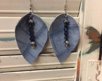 Blue Teardrop Earrings