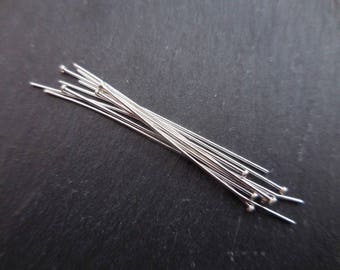Head of 40 mm 925 sterling silver in packs of 2