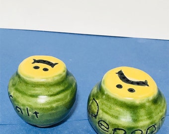 Ceramic salt and pepper shakers