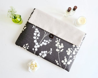 MacBook Case, MacBook Bag, Laptop Case, Laptop Bag, Computer Bag, Computer Case - Blooming