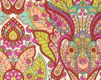 Tula Pink - Slow and Steady - The Hare - PWTP084-ORANG