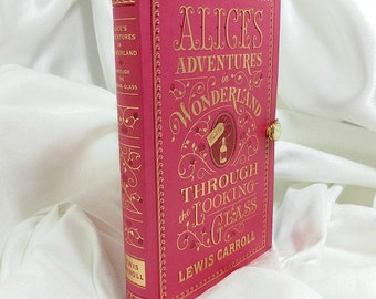 Book Clutch Purse - Alice's Adventures in Wonderland