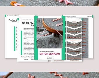 hand embroidery patterns stitch tutorials ebook for beginner embroidery