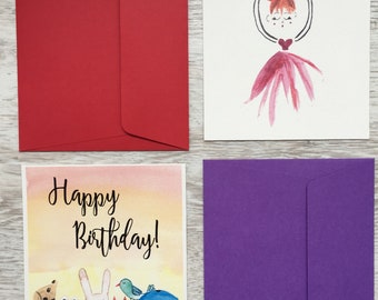 Pack of 2 greeting cards