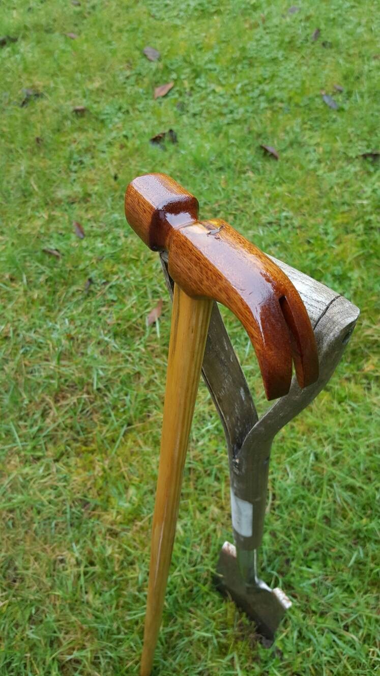 Unique Hammer head design walking stick.