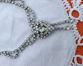 Wedding Vintage Rhinestone Necklace