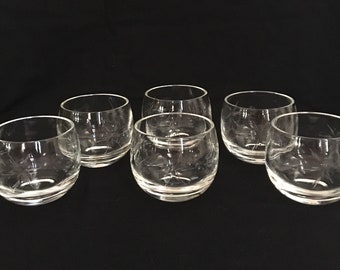 Roly Poly Glasses Mini Roly Poly Glasses Mid Century Roly Poly Glasses