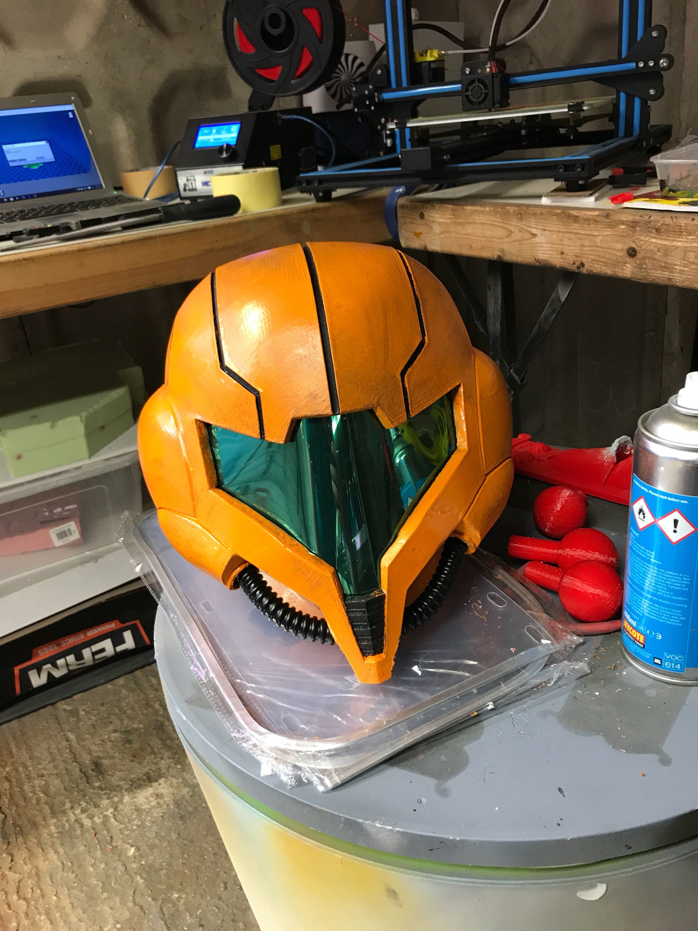 samus helmet replica