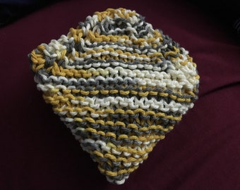 ONE knitted 100% cotton dishcloth/washcloth