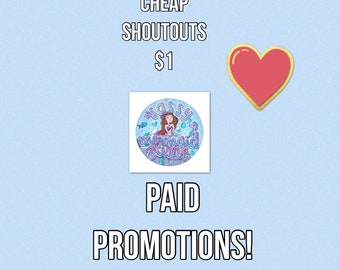 Paid promotion (read description)