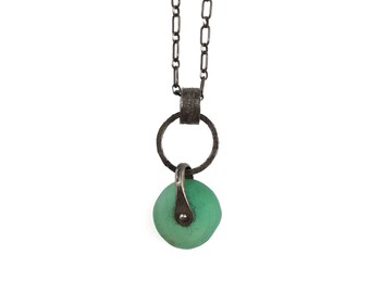 Chrysoprase pendant