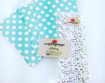 Birch Tree Paper Straws! Party Straws,25 Straws,woodland theme, Birch,Parties,Christmas