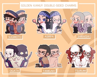 Golden Kamuy Doublesided Charms