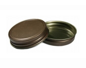 Antique Bronze Mason Jar Lid for Regular Mouth Mason Jars
