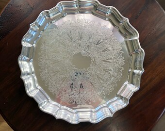 Reed & Barton Silverplater Chippendale Serving Tray