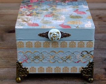 Hand Made Jewelry Box, Trinket Box, Keepsake Box