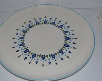 Vintage 1950's Marcrest Swiss Chalet Alpine Made In America Serving Chop Platter