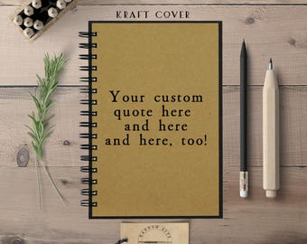 Personalized Notebook, Custom Notebook, Personalized Journal, Custom Journal, Writing Journal, Bullet Journal, Lined Notebook, Spiral