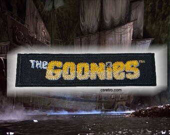 The Goonies movie vintage embroidered iron on patch