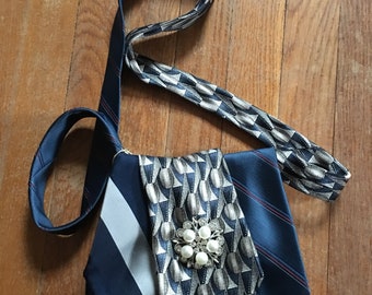 Upcycled Necktie Bags