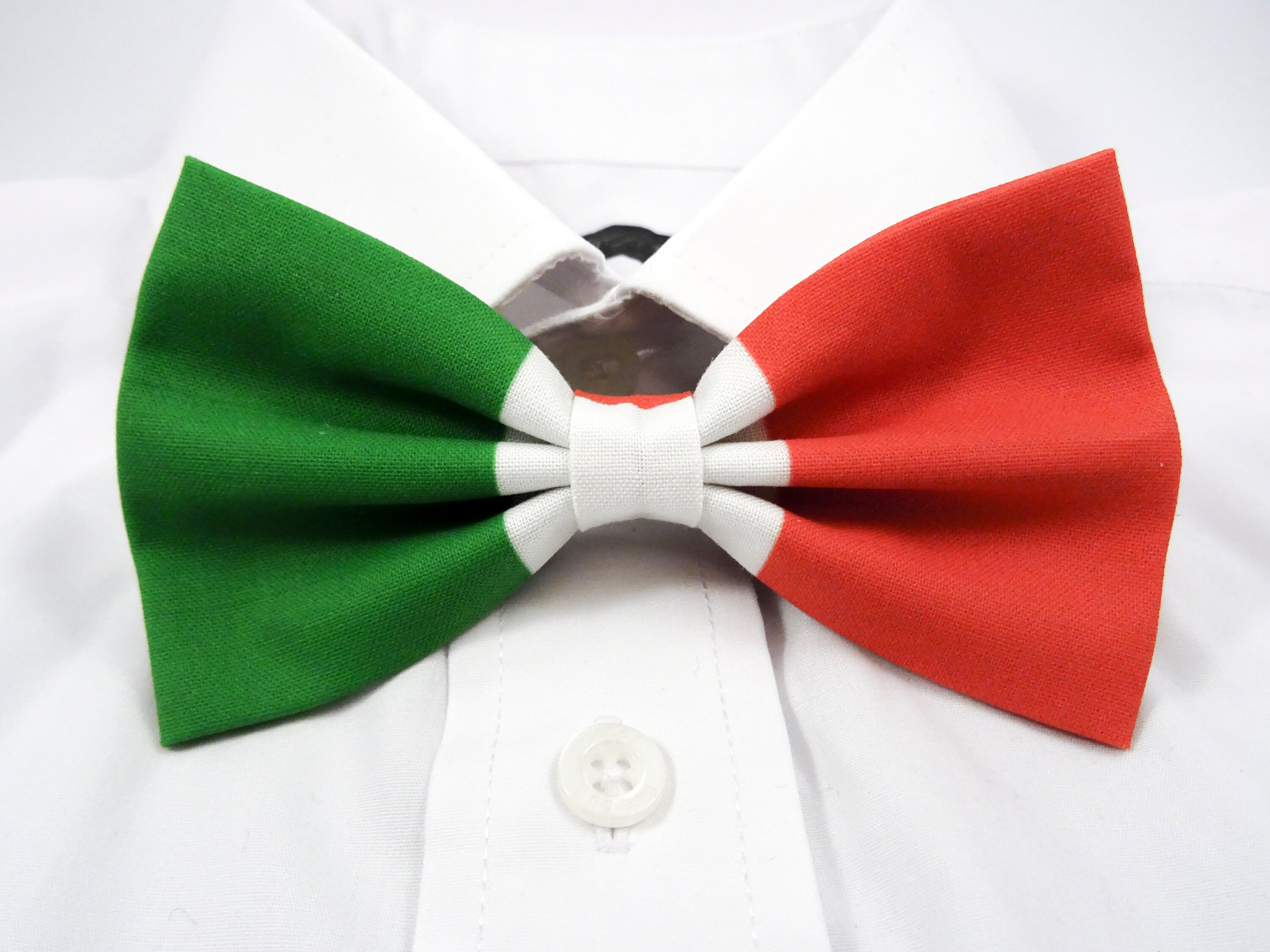Italian Flag Bow Tie