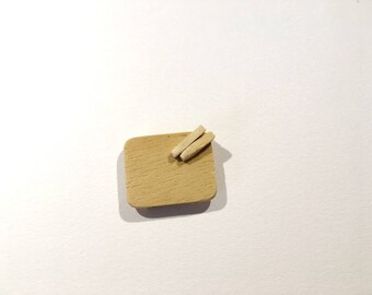 Miniature sushi tray in medium and chopsticks