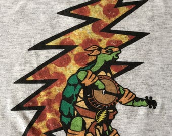 Grateful Dead Inspired Shirt-Ninja Terrapin Station Pizza Lot Shirt-Adult Uni T Shirt Sizes S M L XL XXL