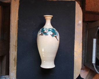 Ceramic bottle 2 Mokume gane