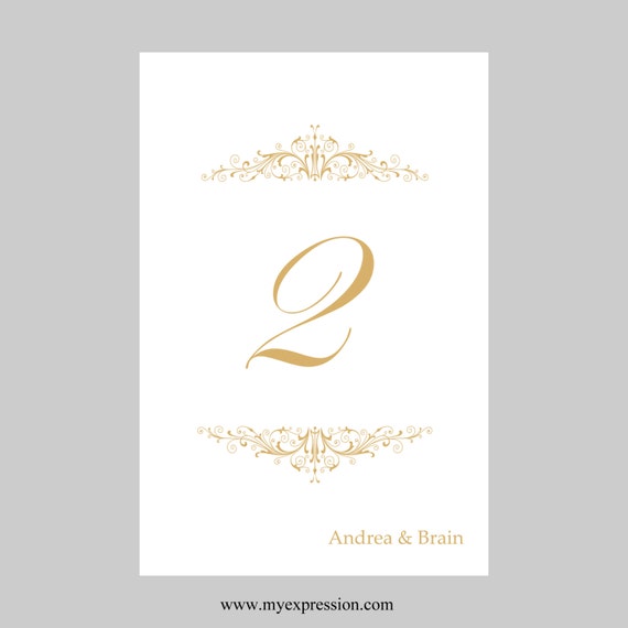 wedding table numbers template image collections template design ideas