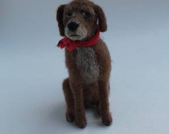 Needle Felted Lab