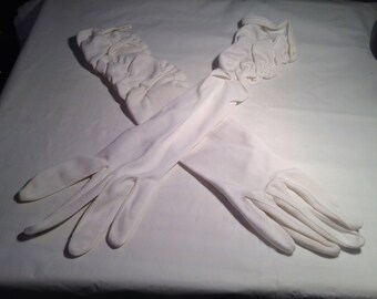 Vintage Ruched Ladies Gloves