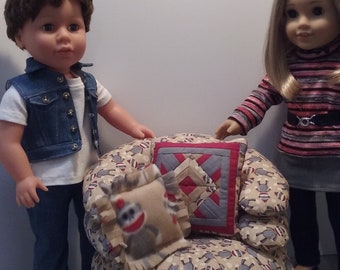 Comfy Chair for 18 inch Dolls