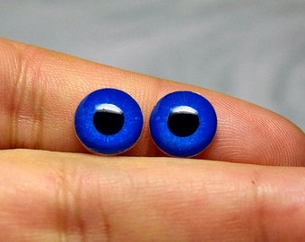 Doll irises 10mm color BrightBlue