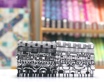 Panda Prints - Kim Schaefer - Half Yard Fabric Bundle - 18 prints