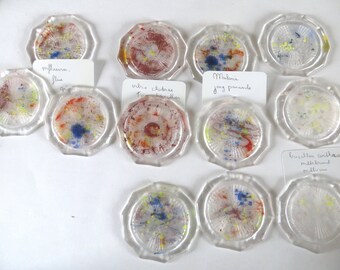 Influenza Cholera Malaria Anthrax virus Microben Glass wall sculptures microscopic objects graduation virology science bacteria disease