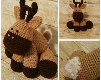 Deer, Deer Decor, Deer Plush, Deer Baby Shower Gift, Stag, Handmade Fawn, Baby Deer Plush, Woodland Nursery, Cute Deer Stuffed Animal